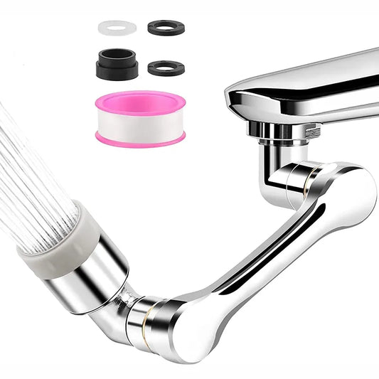 1080° Rotating Faucet Dual Sprayer Swivel Splash Filter Faucet