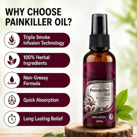 Smoke Pain Relief & Massage Oil | Buy 1 Get 1 FREE + 55% OFF